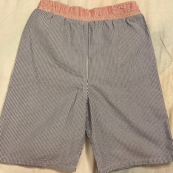 Bailey Boys Searsucker Swim Trunks - Size 7 - Picture 1 of 3